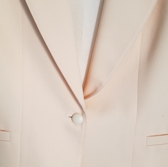 Marshall Rousso cream/yellow color blazer - Picture 4 of 8